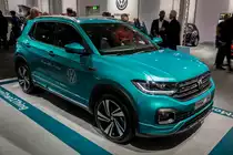 Der brandneue VW T-Cross wurde auf dem Auto Zürich 2018 ausgestellt.
