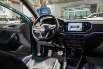 Der brandneue VW T-Cross wurde auf dem Auto Zürich 2018 ausgestellt.