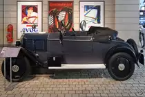 Ein DKW P15 Cabriolet, gesehen Anfang August 2018 im Zwickauer Automobilmuseum August Horch.