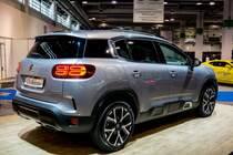 Rückansicht: Citroen C5 Aircross. Foto: Auto Zürich, November 2018.