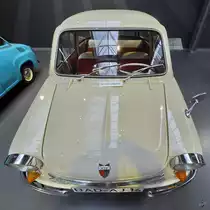 Ein NSU Prinz II (Typ 40) von 1960, gesehen Anfang August 2018 im Horch Museum Zwickau. 
