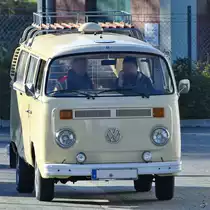 Ein Volkswagen Typ 2 T2 im November 2018 in Hattingen entdeckt.