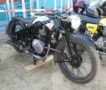 =Zündapp, Bj. 1938, steht am Baiersröder Hof im August 2018