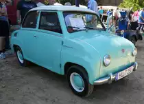 =Goggomobil T 250, Bj. 1965, steht am Baiersröder Hof im August 2018