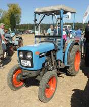 =Eicher 3705, 30 PS; Bj. 1972, gesehen am Baiersröder Hof im August 2018