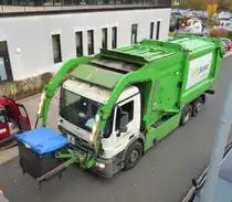 =MB Actros des Entsorgers SUEZ fährt in Fulda das Altpapier ab, 11-2018
