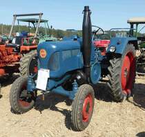 =Lanz D 2416, Bj. 1957, ausgestellt am Baiersröder Hof im August 2018