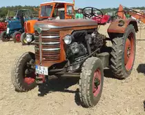 =Hürlimann D 70, ausgestellt am Baiersröder Hof im August 2018