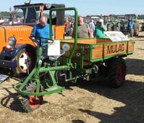=MULAG-Diesel DL6 von Huber und Wössner, Bj. 1954, 6 PS, ausgestellt am Baiersröder Hof im August 2018 