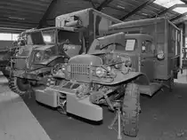 Ein Sanitätsfahrzeug Dodge W300M (Power Wagon) Anfang Juni 2018 im Verteidigungs- und Garnisonsmuseum Aalborg.