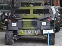 Ein Aufklärungsfahrzeug Mowag Eagle M1 M95 Anfang Juni 2018 im Verteidigungs- und Garnisonsmuseum Aalborg.