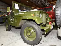 Ein Willys M38A1 der Dänischen Militärpolizei war Anfang Juni 2018 im Verteidigungs- und Garnisonsmuseum Aalborg zu sehen. 