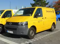 =VW T5 steht bei einem Reparaturbetrieb in Fulda, 10-2018