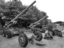 Eine Haubitze M52, Kaliber 155mm stand Anfang Juni 2018 im Verteidigungs- und Garnisonsmuseum Aalborg.