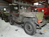 Ein Willys MB der Dänischen Militärpolizei war Anfang Juni 2018 im Verteidigungs- und Garnisonsmuseum Aalborg zu sehen.