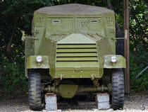 Ein gepanzerter Manschaftswagen CMP15TA Anfang Juni 2018 im Verteidigungs- und Garnisonsmuseum Aalborg.