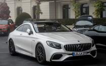 Mercedes-Benz S-Klasse Coupé am Hotel Dolder in Zürich (November 2018)