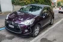 Citroen DS3 in Violet. Foto: Zürich, November 2018.