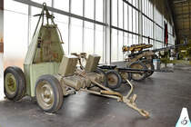 Militäranhänger für verschiedenste Aufgaben waren Anfang Juni 2018 im Verteidigungs- und Garnisonsmuseum Aalborg zu sehen.