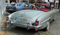 =MB 190 SL, ausgestellt beim Sockenmarkt in Lauterbach, 09-2018