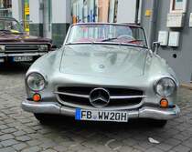=MB 190 SL, ausgestellt beim Sockenmarkt in Lauterbach, 09-2018