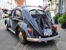 =VW Käfer, ausgestellt beim Sockenfest in Lauterbach, 09-2018
