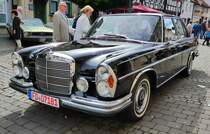 =MB 280 S, ausgestellt beim Sockenmarkt in Lauterbach, 09-2018