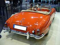 Heckansicht eines Mercedes Benz W121 BII aus dem Jahr 1959. Essen-Motor-Show am 04.12.2018.