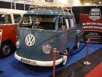 VW T1 Doppelkabine aus dem Modelljahr 1961. Essen-Motor-Show am 04.12.2018.