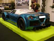 Heckansicht eines Gumpert Apollo Speed. Essen-Motor-Show am 04.12.2018.
