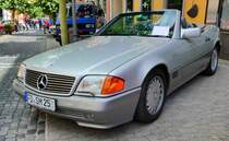 =MB 500 SL, ausgestellt beim Hünfelder Stadtfest, 08-2018