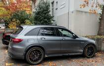 Mercedes-Benz GLC 63 AMG am 09.11.2018 in Zürich-Hottingen.