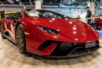 Lamborghini Huracan Cabriolet auf dem Auto Zürich, November 2018.