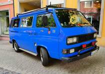 =VW T 3, ausgestellt beim Hünfelder Stadtfest, 08-2018