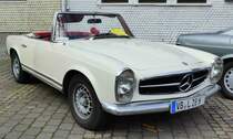 =MB 280 SL, Bj. 1968, 2800 ccm, 170 PS, ausgestellt beim Sockenmarkt in Lauterbach, 09-2018