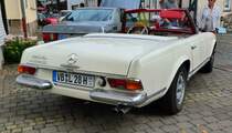 =MB 280 SL, Bj. 1968, 2800 ccm, 170 PS, ausgestellt beim Sockenmarkt in Lauterbach, 09-2018