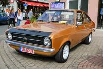 =Ford Escort, ausgestellt beim Sockenmarkt in Lauterbach, 09-2018