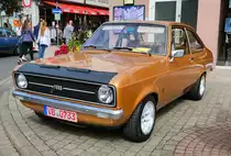 =Ford Escort, ausgestellt beim Sockenmarkt in Lauterbach, 09-2018