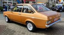 =Ford Escort, ausgestellt beim Sockenmarkt in Lauterbach, 09-2018