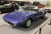 Maserati Ghibli Spyder, gesehen auf der Ausstellung Auto Zürich, November 2018.