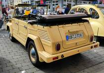 =VW 181, ausgestellt beim Sockenmarkt in Lauterbach, 09-2018
