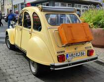 =Citroen 2 CV, ausgestellt in Lauterbach, 09-2018