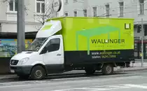 =MB Sprinter vom Tischler WALLINGER steht im Dezember 2018 in Salzburg