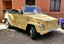 =VW 181, ausgestellt beim Hünfelder Stadtfest, 08-2018