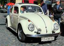 =VW Käfer, ausgestellt beim Hünfelder Stadtfest, 08-2018