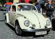 =VW Käfer, ausgestellt beim Hünfelder Stadtfest, 08-2018