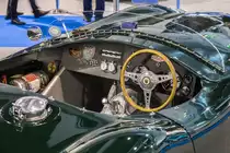 Jaguar C-Type Interior. Foto:  Auto Zürich , November 2018.