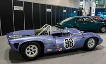 Rückansicht: Lola T70 Spider. Foto:  Auto Zürich , November 2018.