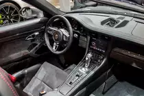 pORSCHE 911 (991) Interieur. Foto: Auto Zürich, November 2018.