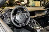 Interieur des 2018er Chevrolet Camaro. Foto: Auto Zürich, November 2018.